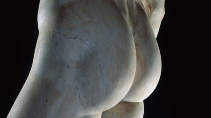 Marble sculpture detail