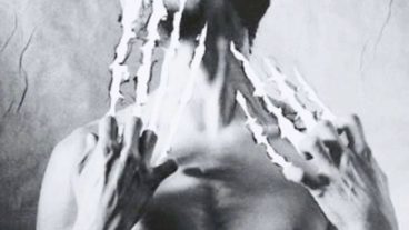 Abstract black and white body study